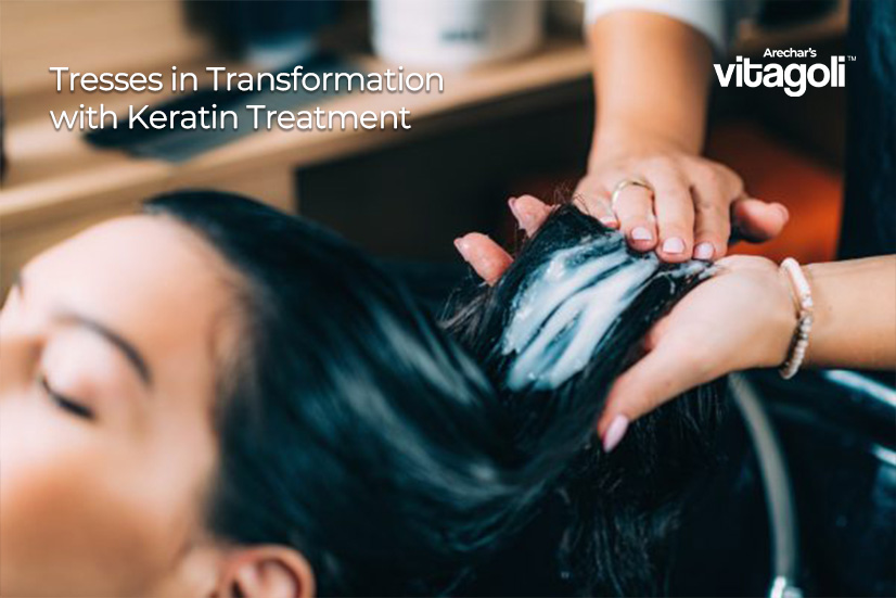 Tresses in Transformation with Keratin Treatment